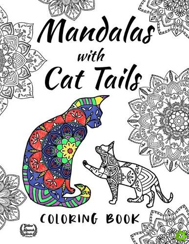 Mandalas with Cat Tails Coloring Book