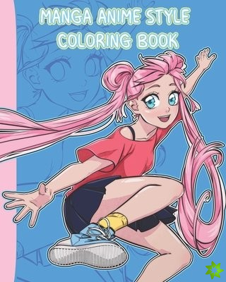 Manga Anime Style Coloring Book