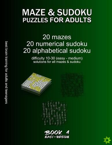 Maze & Sudoku Puzzles for Adults