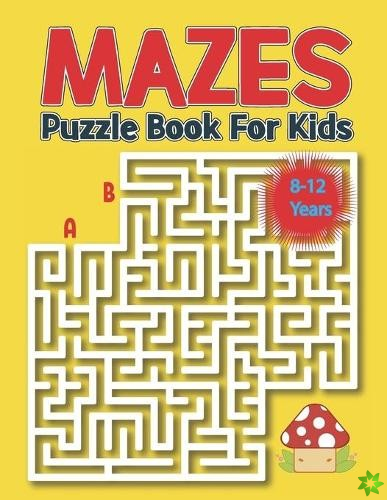 Mazes Puzzle Book for Kids 8-12 Years