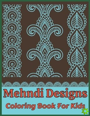 Mehndi designs coloring book for kids