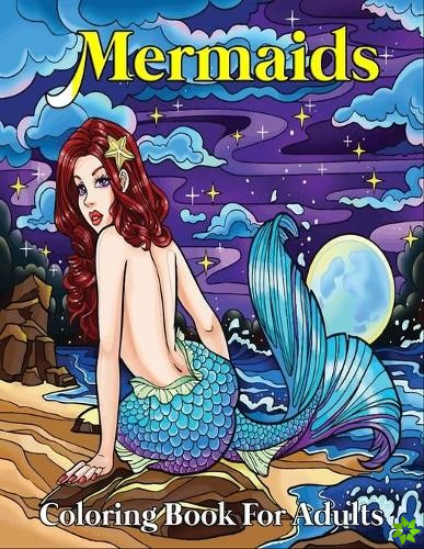 Mermaids Coloring Book For Adults