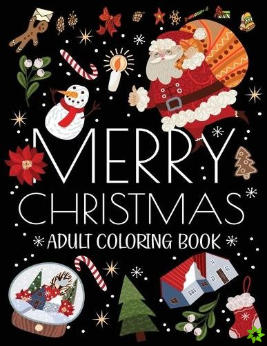 Merry Christmas Adult Coloring Book