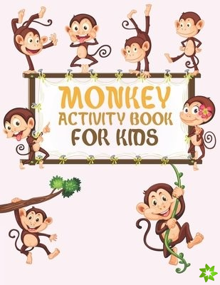 Monkey Activity Book For Kids