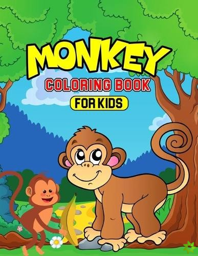 Monkey Coloring Book for Kids