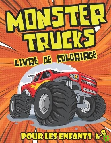 Monster Trucks Livre De Coloriage Pour Les Enfants