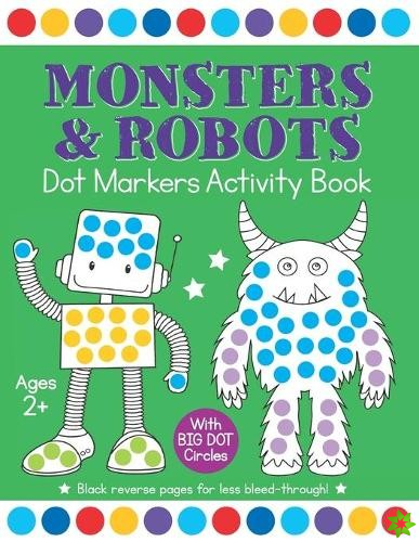Monsters & Robots Dot Markers Activity Book