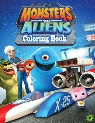 Monsters vs Aliens Coloring Book