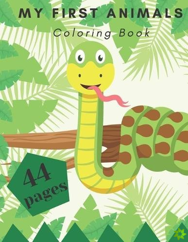 My First Animals Coloring Book