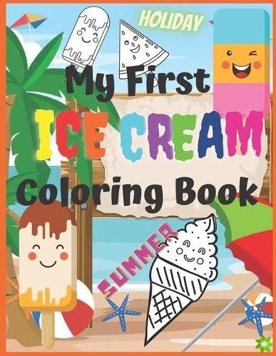 My First Ice Cream Coloring Book