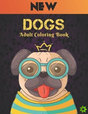 New Adult Coloring Book Dogs