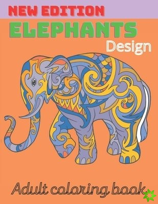 NEW Collection ELEPHANT design coloring book