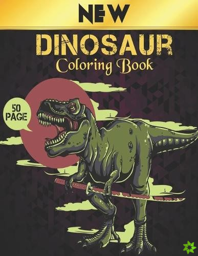New Coloring Book Dinosaur
