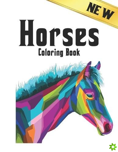 New Coloring Book Horses