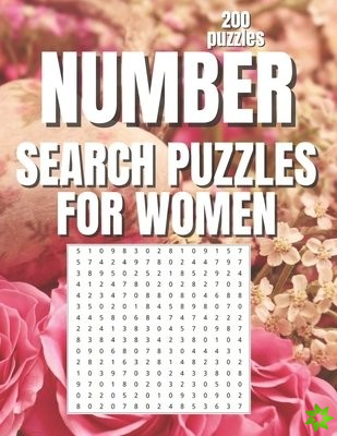 Number Search Puzzle for Women