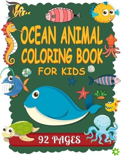 Ocean Animal Coloring Book For Kids
