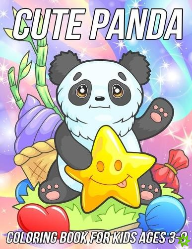 Panda Coloring Book for Kids Ages 3-8