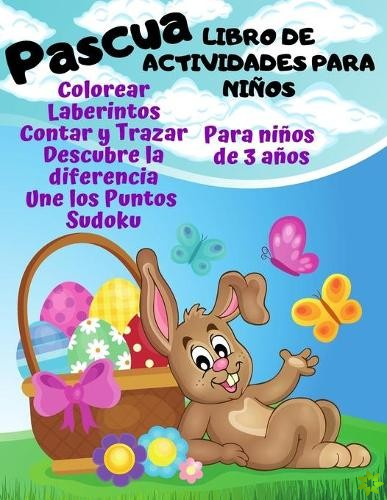 Pascua Libro de Actividades para ninos de 3 anos
