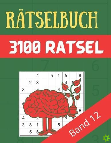 Ratselbuch - 3100 Ratsel Grosse Schrift Band 12