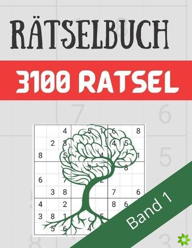Ratselbuch - 3100 Ratsel Grosse Schrift Band 1
