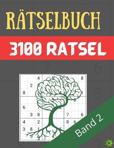 Ratselbuch - 3100 Ratsel Grosse Schrift Band 2