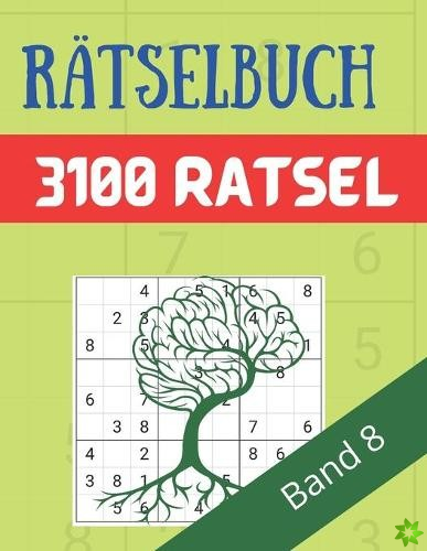 Ratselbuch - 3100 Ratsel Grosse Schrift Band 8
