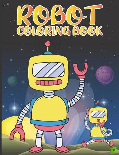 Robot Coloring Book For Kids