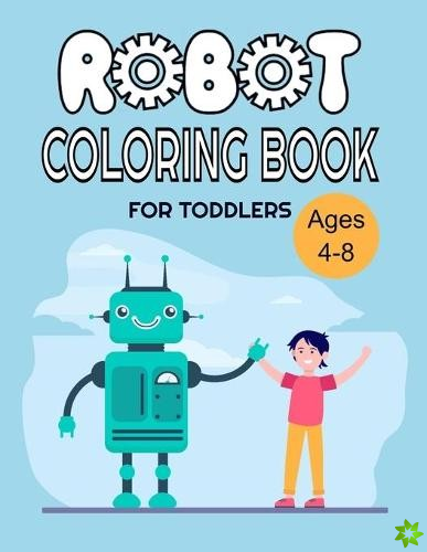 Robot Coloring Book for Toddlers