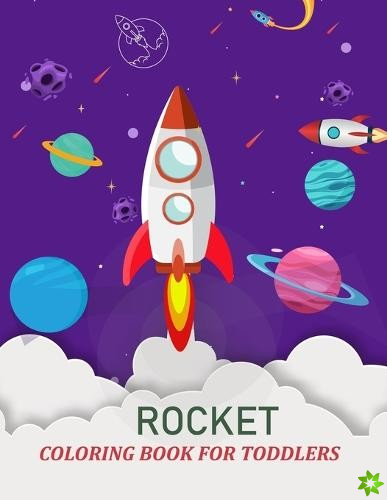 Rocket Coloring Book For Toddlers