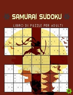 Samurai sudoku Libro di puzzle per adulti