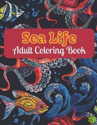 Sea Life Adult Coloring Book