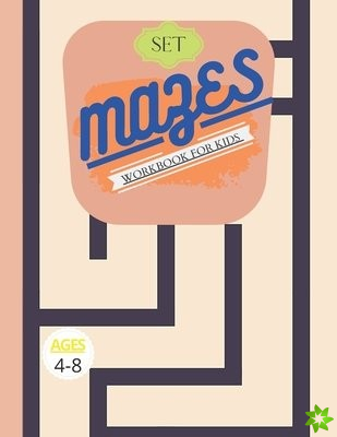 Set Mazes workbook for Kids ages 4-8