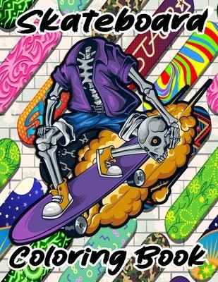 Skateboard coloring book