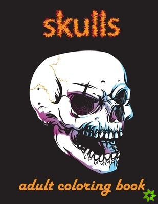 Skulls Adult Coloring Book