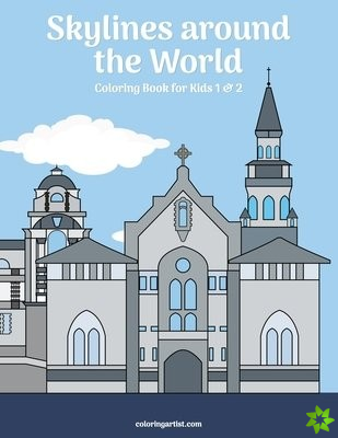 Skylines around the World Coloring Book for Kids 1 & 2