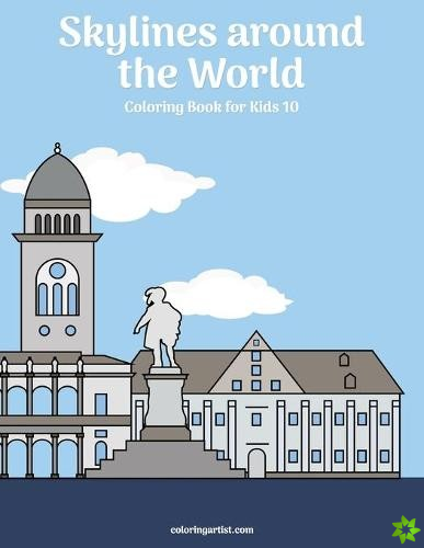 Skylines around the World Coloring Book for Kids 10