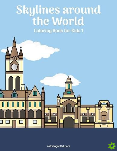 Skylines around the World Coloring Book for Kids 1