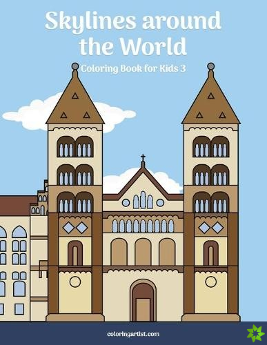 Skylines around the World Coloring Book for Kids 3