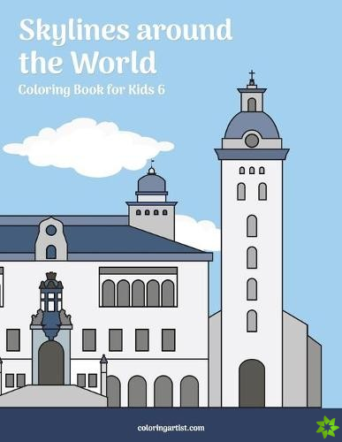 Skylines around the World Coloring Book for Kids 6