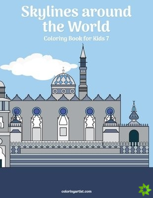 Skylines around the World Coloring Book for Kids 7