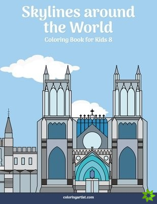 Skylines around the World Coloring Book for Kids 8