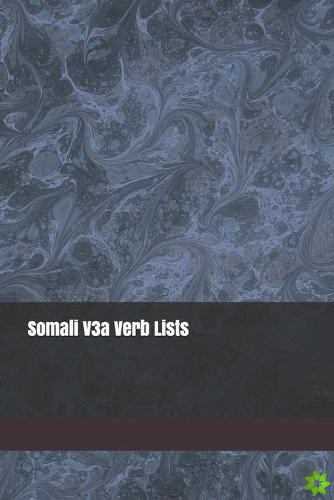 Somali V3a Verb Lists