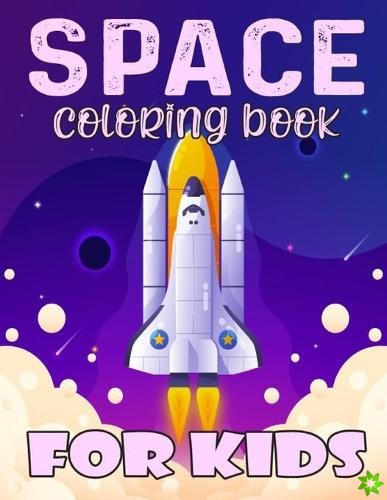 Space coloring book for Kids