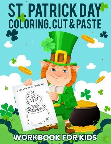 St Patrick's Day Cut & Paste Workbook For kids
