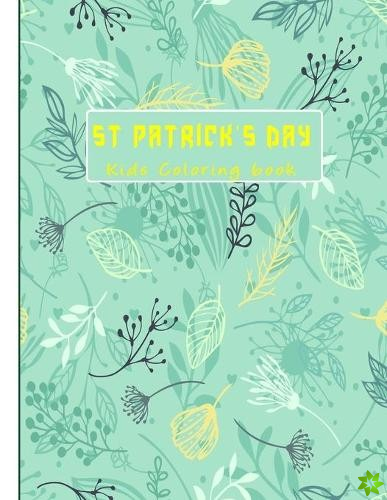St Patrick's day kids coloring book