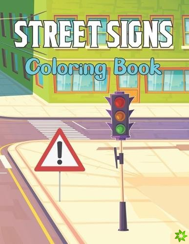 Street Signs Coloring Book
