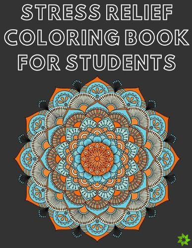 stress relief coloring book for students