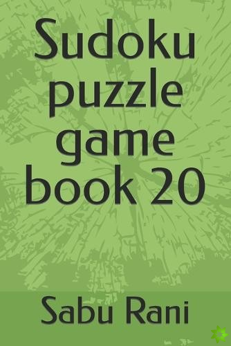 Sudoku puzzle game book 20