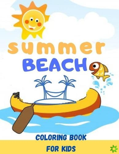 summer Beach coloring book for kids