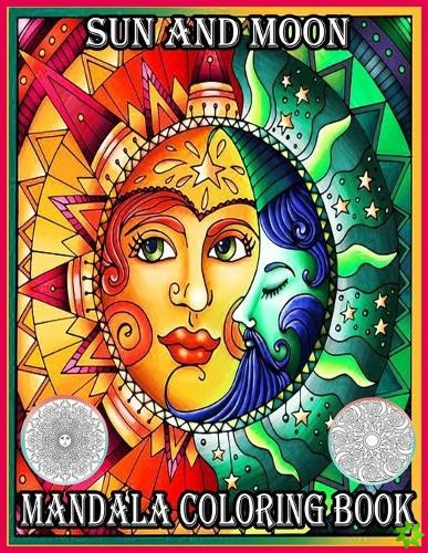 Sun and Moon Mandala Coloring Book